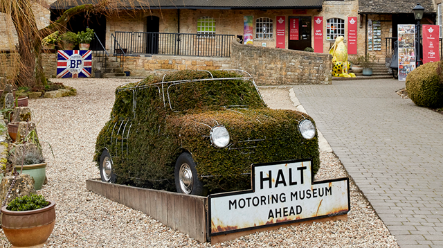Outside Cotswold Motoring Museum